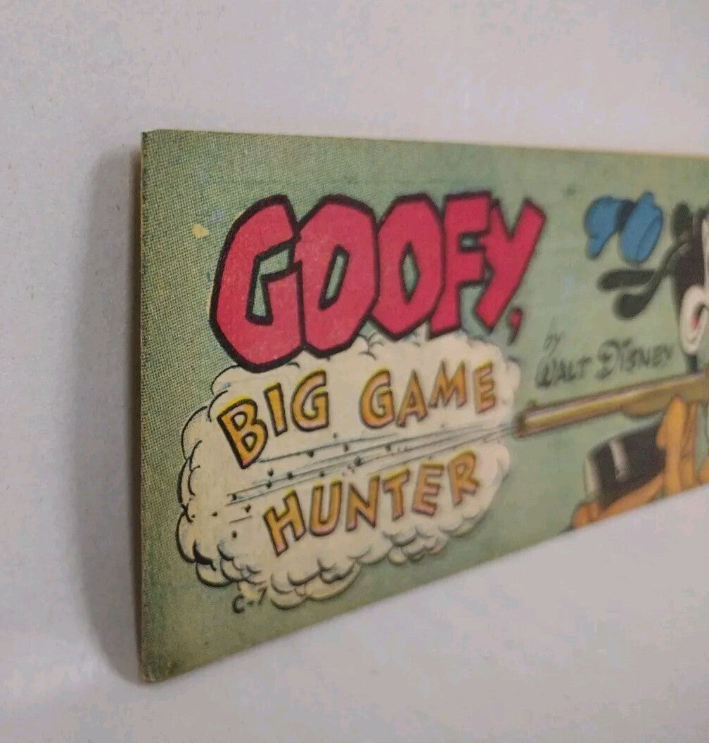 Goofy Big Game Hunter #C-7 (1951) Disney General Mills Mini Comic