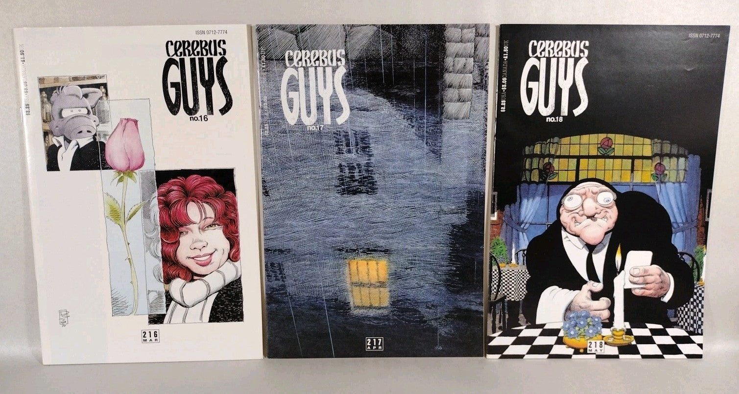 Cerebus The Aardvark #201-218 (1995) Dave Sim Guys Pt 1-18 Comic Lot Set