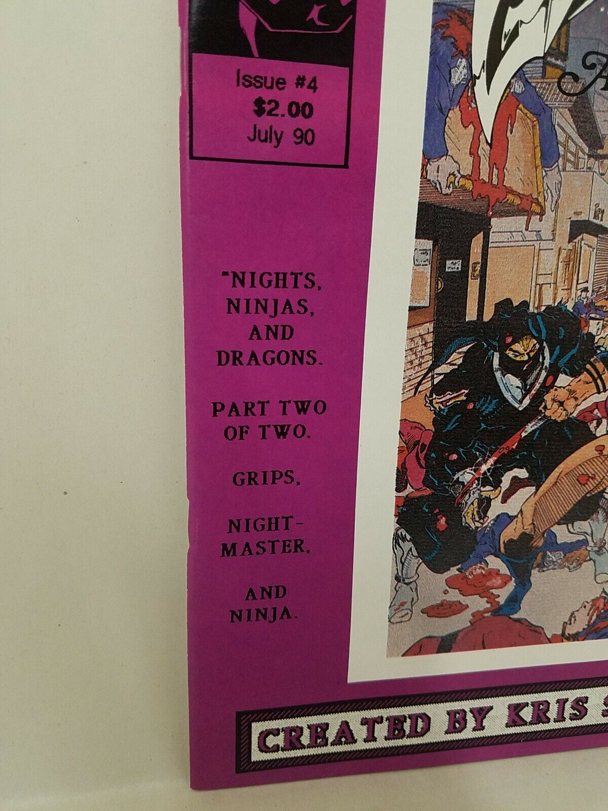 Grips Adventures #4 (1990) Greater Mercury Comics Night Master Appearance GMC