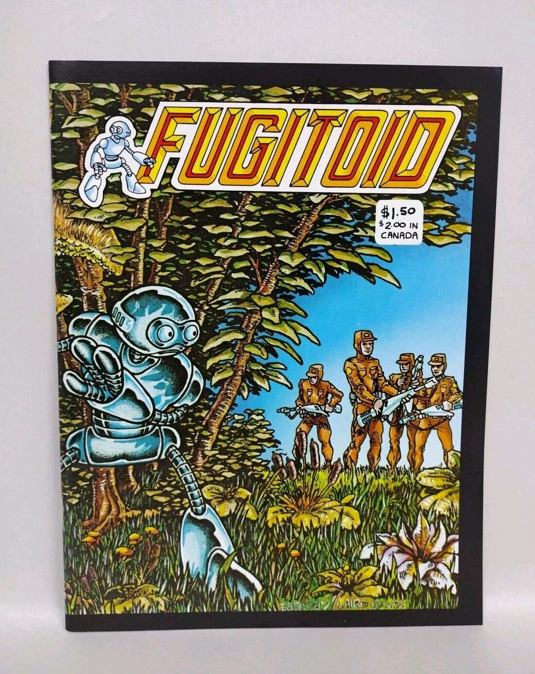 Fugitoid #1 (1985) Mirage Magazine Comic TMNT Triceritons 1st Appearance NM