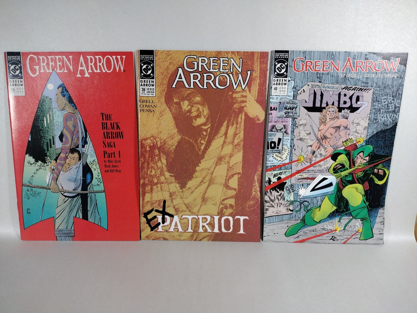 Green Arrow (1988) DC Comic Mike Grell 34 Issue Lot VF-NM