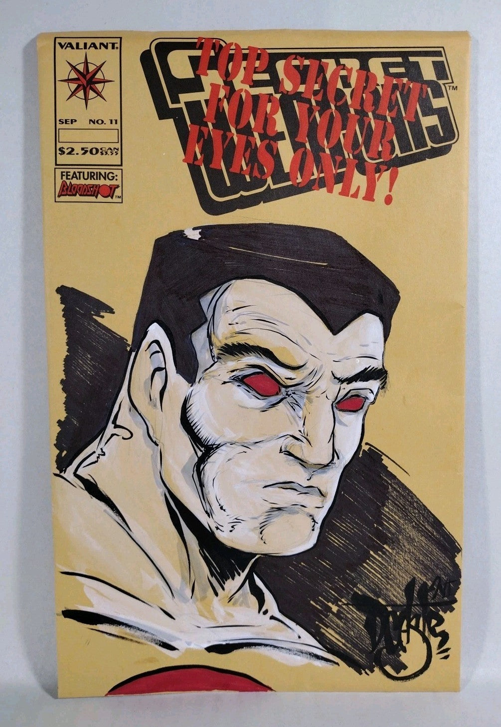 Secret Weapons #11 (1994) Valiant Comic Sealed W Original DCastr Blooshot Art