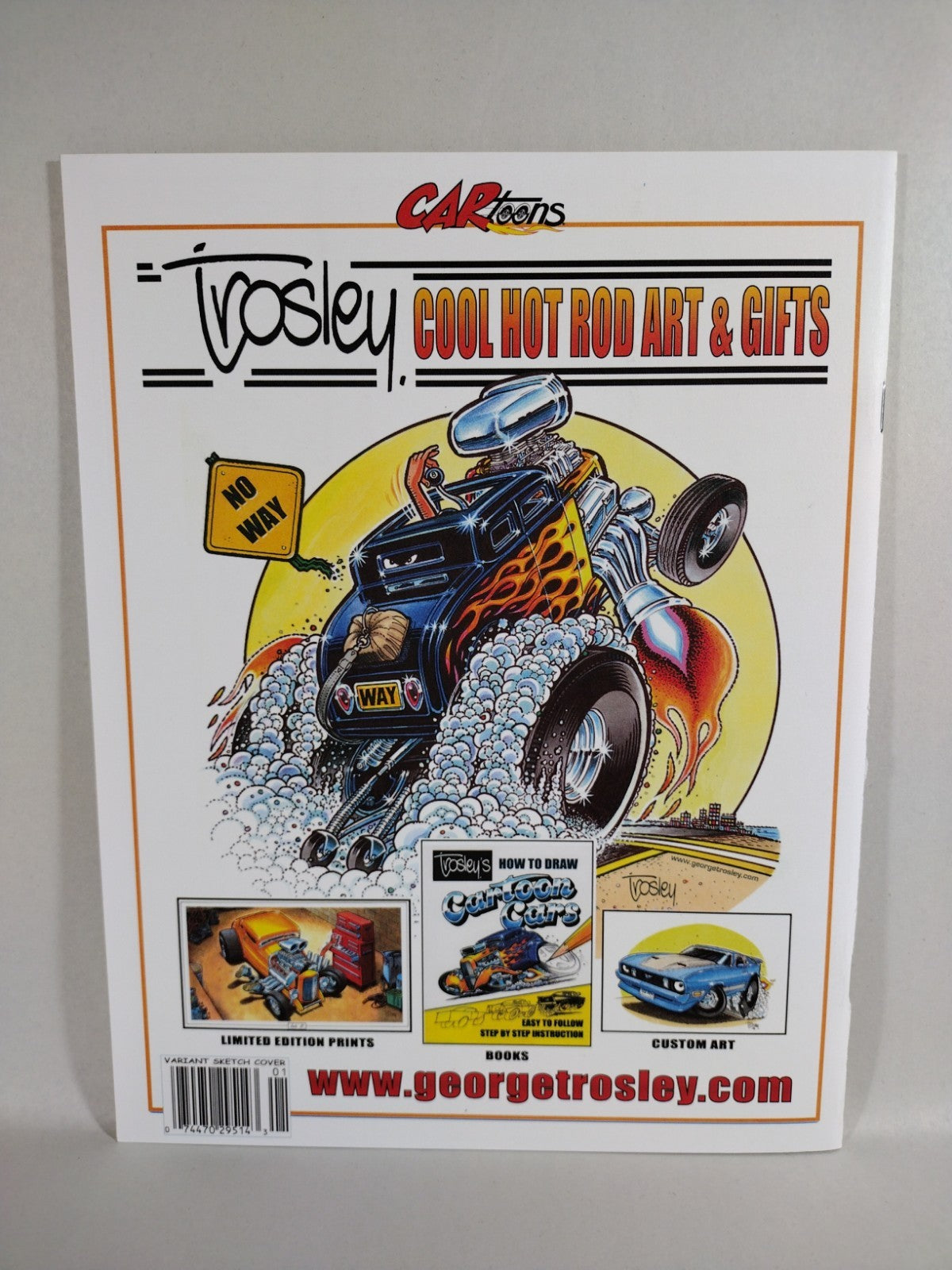 CARTOONS MAGAZINE #25 (2020) PICTURE ESQUE Blank Sketch Variant Cover Comic NM