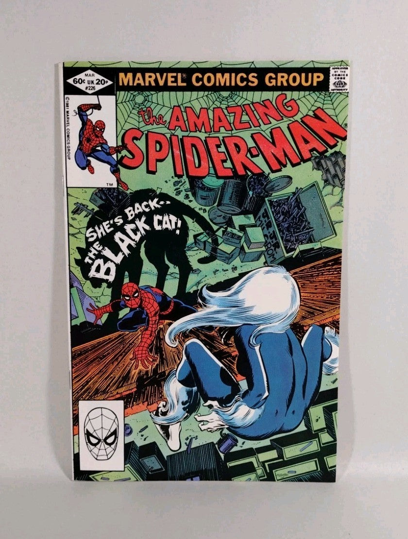Amazing Spider-Man 226 (1981) Marvel Comic Black Cat Appearance And Story VF-NM