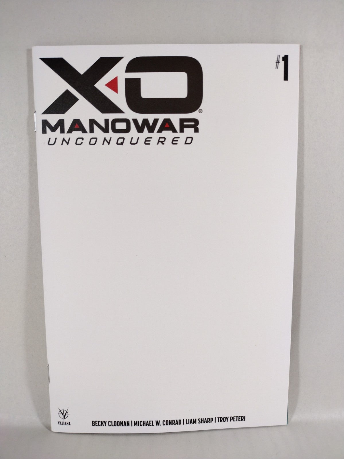 X-O Manowar Unconquered #1 (2023) Valiant Comic Blank Sketch Variant Cover NM