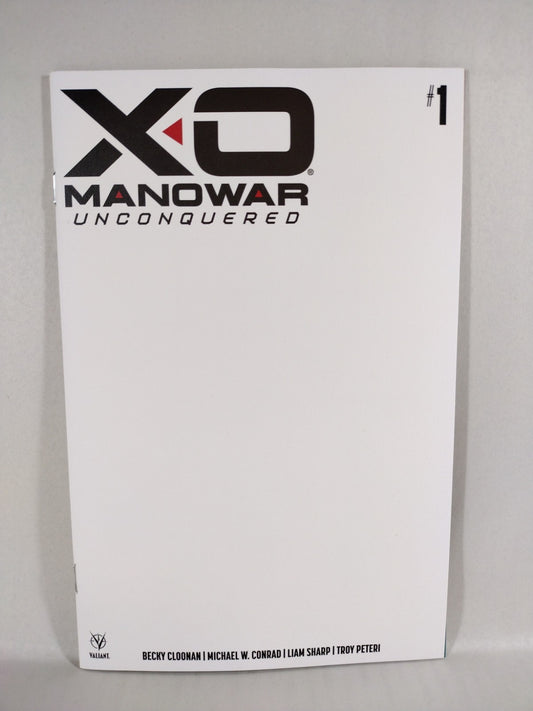 X-O Manowar Unconquered #1 (2023) Valiant Comic Blank Sketch Variant Cover NM