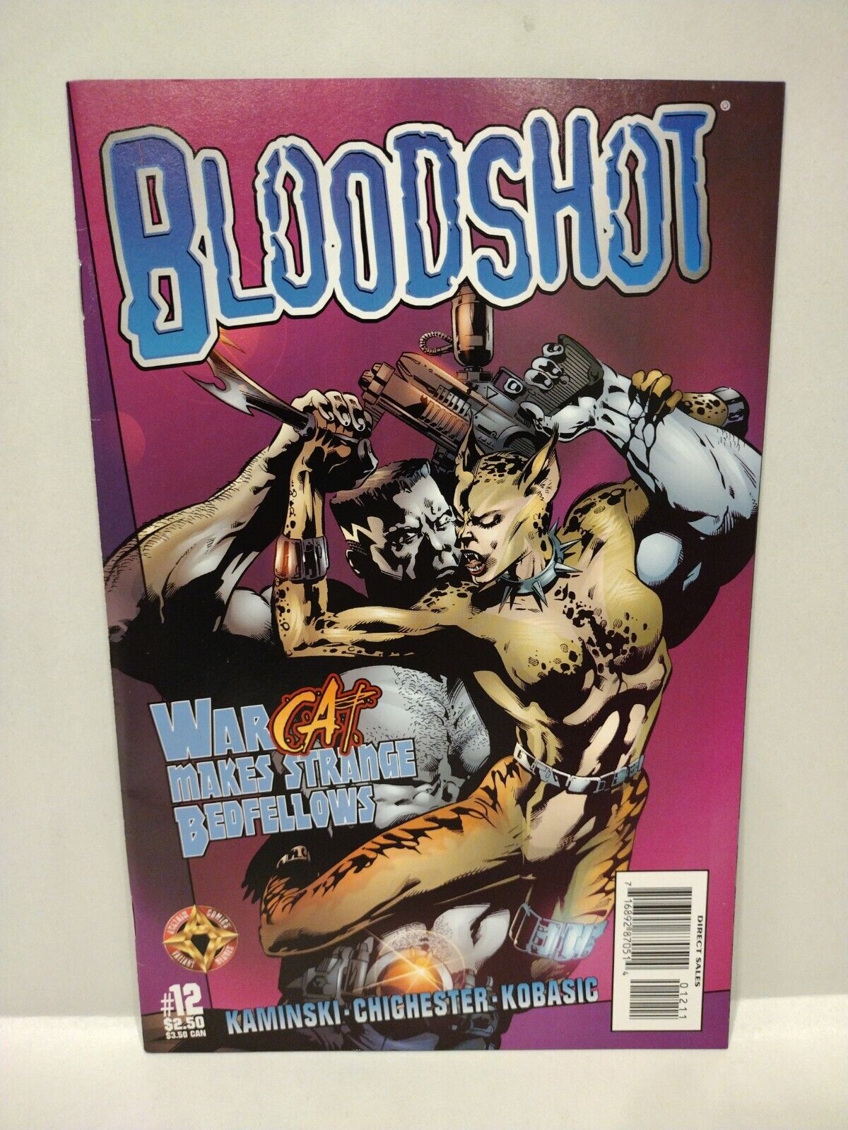 Bloodshot Vol 2 (1998) #12 Acclaim Valiant Comic War Cat DG Chichester HTF