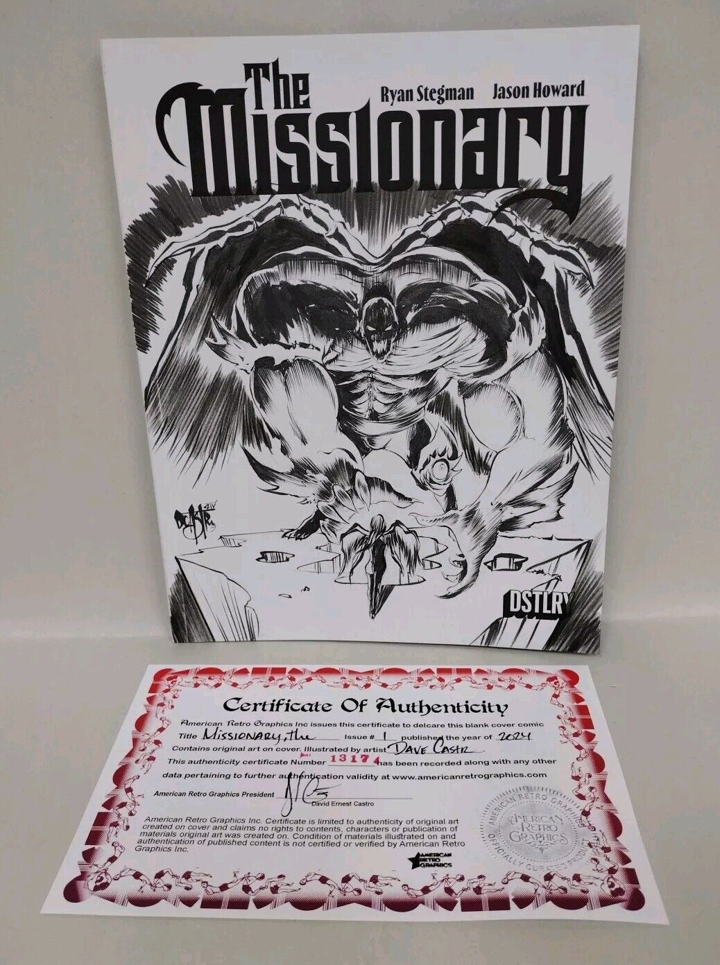 Missionary #1 (2024) Dstlry Comic Magazine Sketch Cover Variant W Original Art