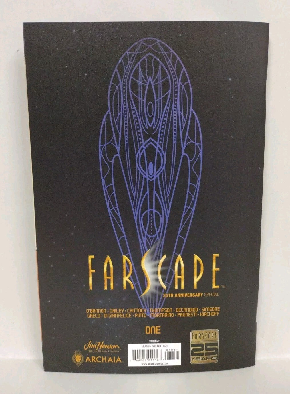 Farscape 25th Anniversary Special 1 2024 Boom Comic Sketch Cover W Original Art