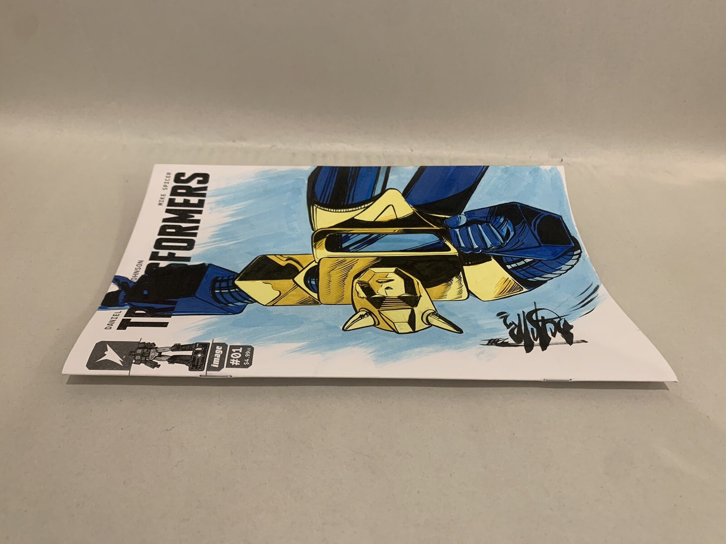 Transformers 1 (2023) Image Comic Sketch Variant Cover W Original BUMBLEBEE Art