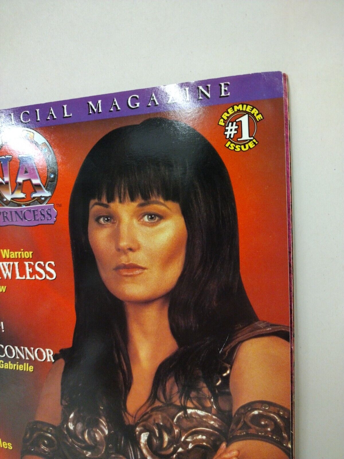 Xena Warrior Princess (1997) #1 Topps Magazine Unread W Poster Cover B Variant