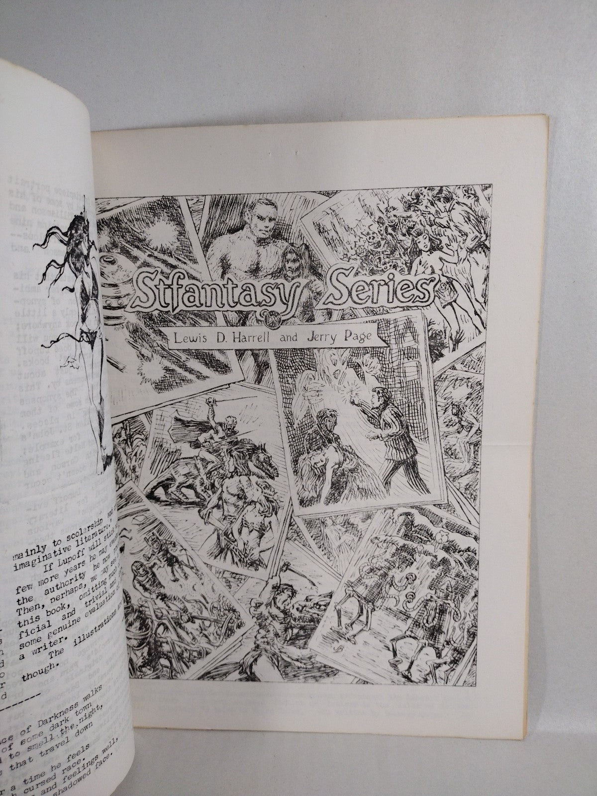 Lore (1966) Jerry Page Fanzine Lot #4 5 6 8 9 Early Jeffery Jones Art