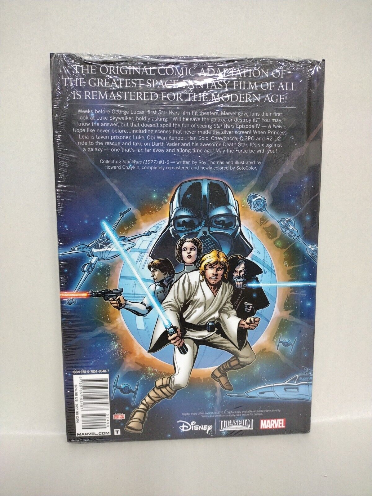 STAR WARS EPISODE IV: A NEW HOPE HC (2015) Marvel Comics HC  New Sealed