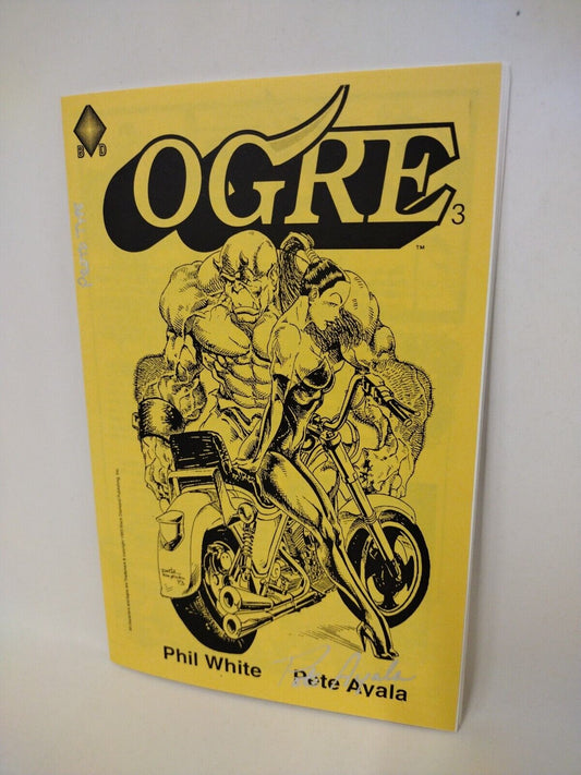 Ogre #3 Yellow Ashcan Signed Pete Ayala Phil White Minooh Kim I Hunt Flipbook