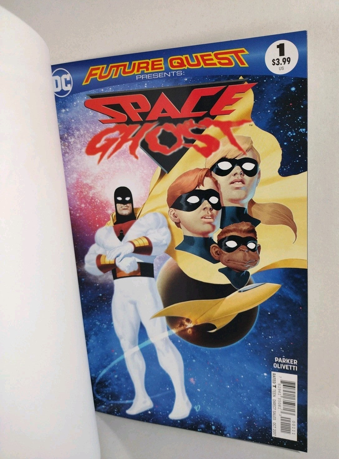 Future Quest Space Ghost #1 (2017) DC Comic Blank Sketch Cover Variant New NM