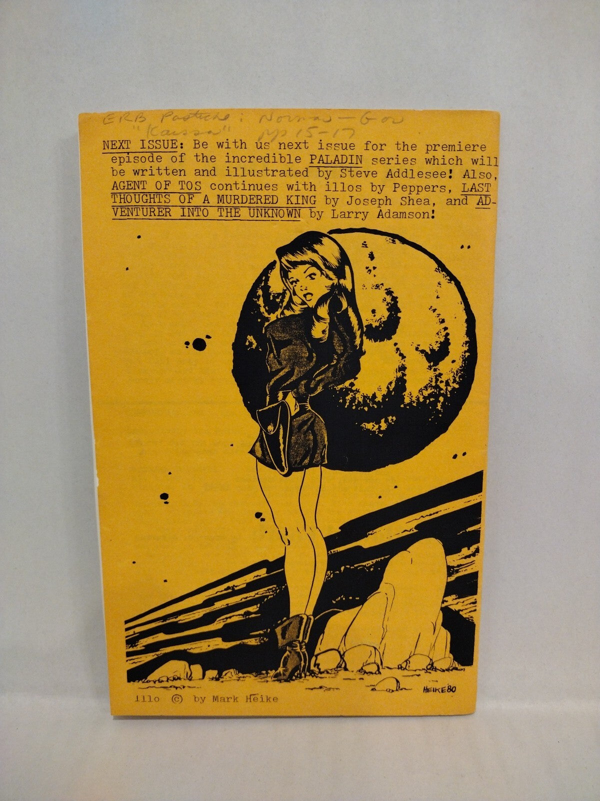 Quasar Graphics Incredible Tales Of Adventure #4 (1982) Quasar Graphics Storybook Zine ...