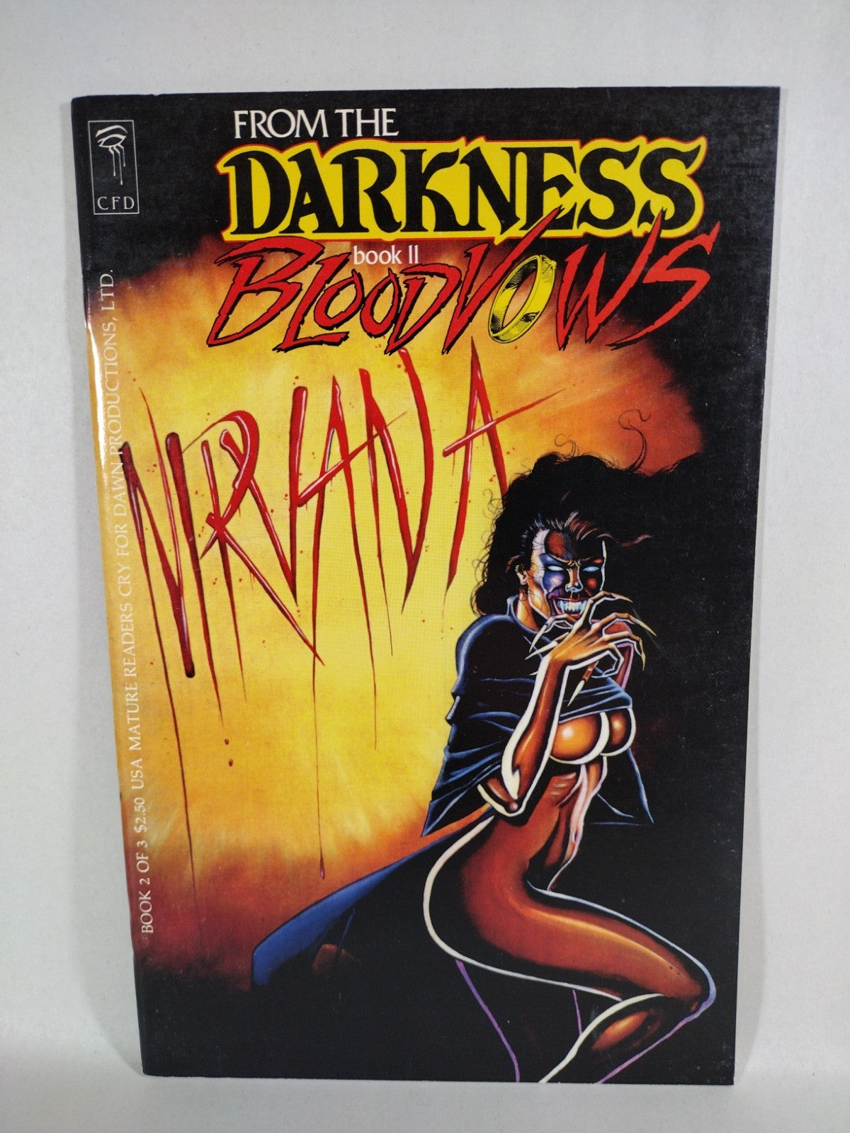 From the Darkness Book II Blood Vows (1992) 1 2 3 Complete Series CFD Jim Balent