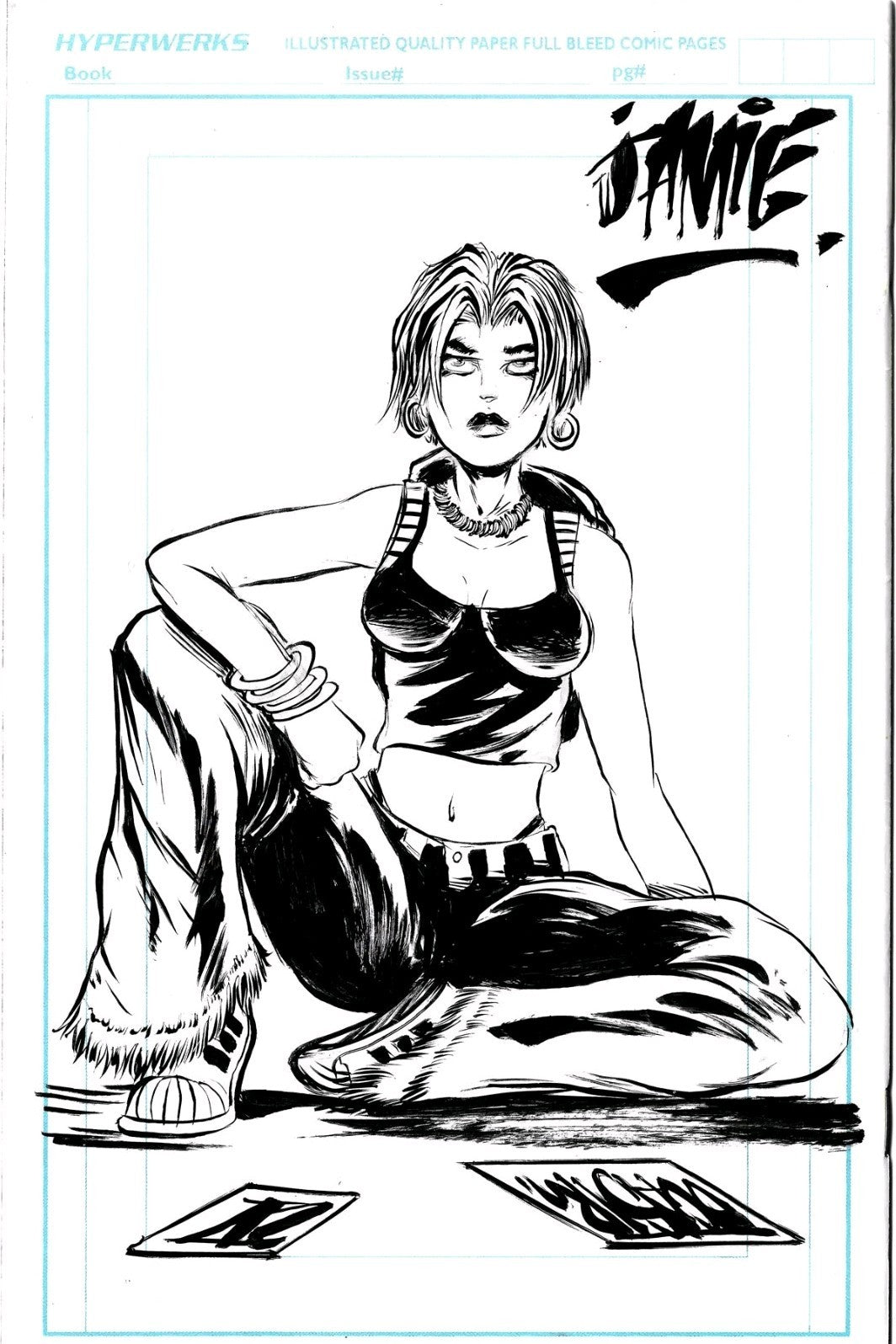 Hyperwerks Sketchbook '99 Karl Altstaetter Comic W Original Dave Castr Deity Art