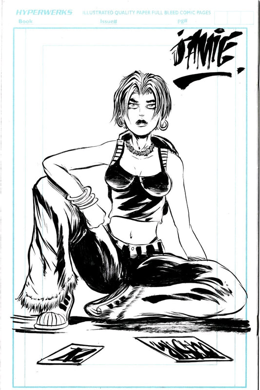 Hyperwerks Sketchbook '99 Karl Altstaetter Comic W Original Dave Castr Deity Art