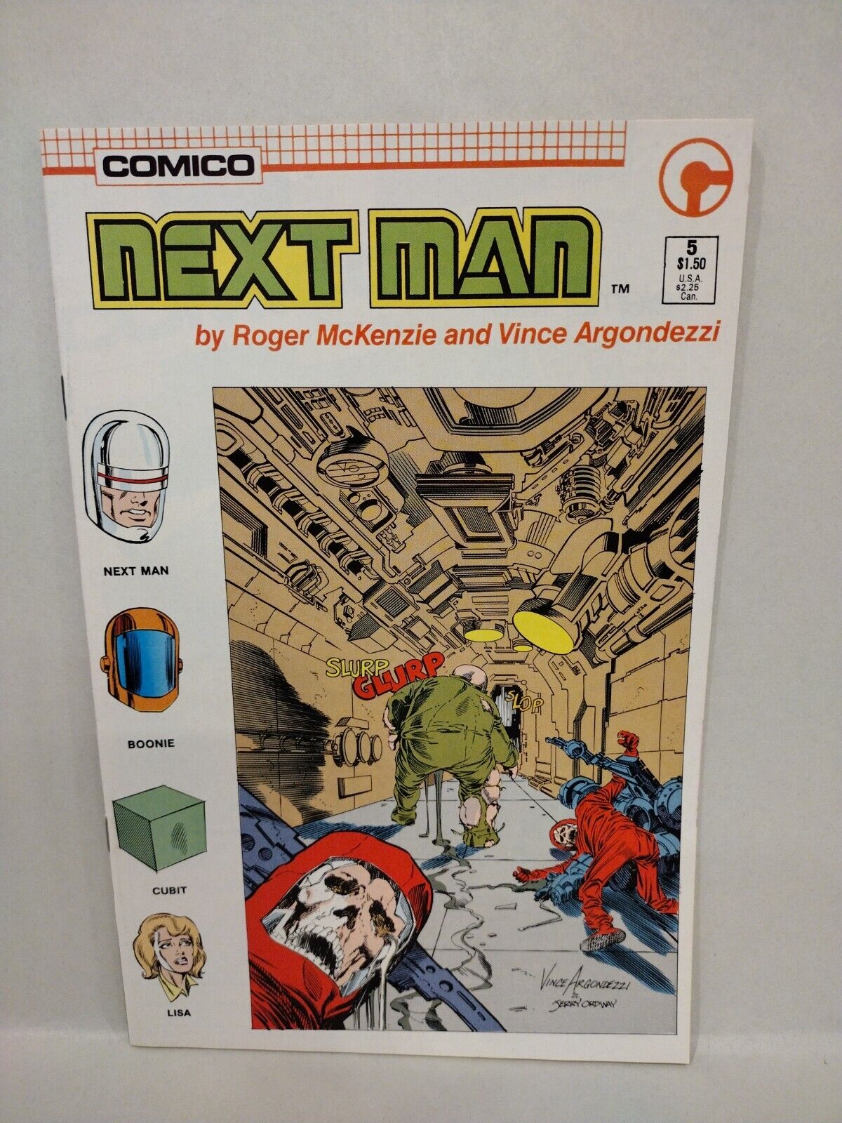 Next Man (1985) Comico Complete Set 1 2 3 4 5 1st Appearance Superhuman Cyborg