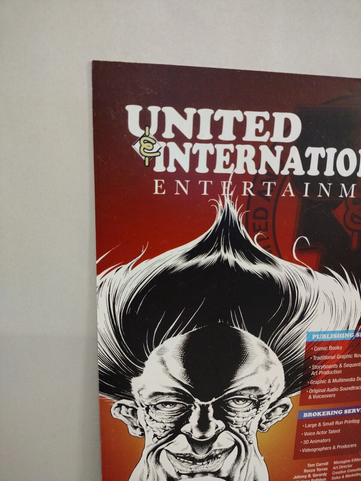 United & International Presents #1 (2010) Preview Comic Outlaw Signed Tim Vigil