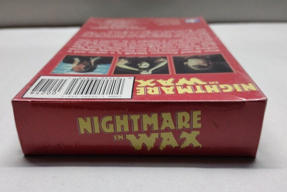 Nightmare In Wax (1986) VHS Cameron Mitchell Interglobal HORROR New Sealed