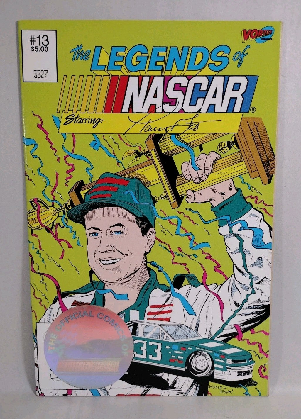 Legends of NASCAR (1992) Vortex Comic #'d Hologram Lot Issues 11 12 13