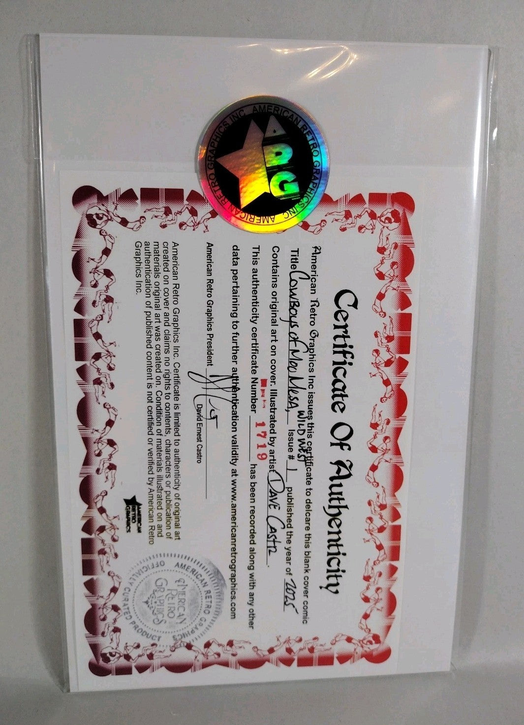 Cowboys Of Moo Mesa #1 (2025) Nacelle Comic Sketch Cover W Original DCastr Art