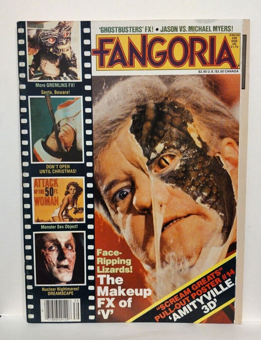 Fangoria Magazine 39 (1984) Starlog Dreamscape Amityville Gremlins Splatter Bowl