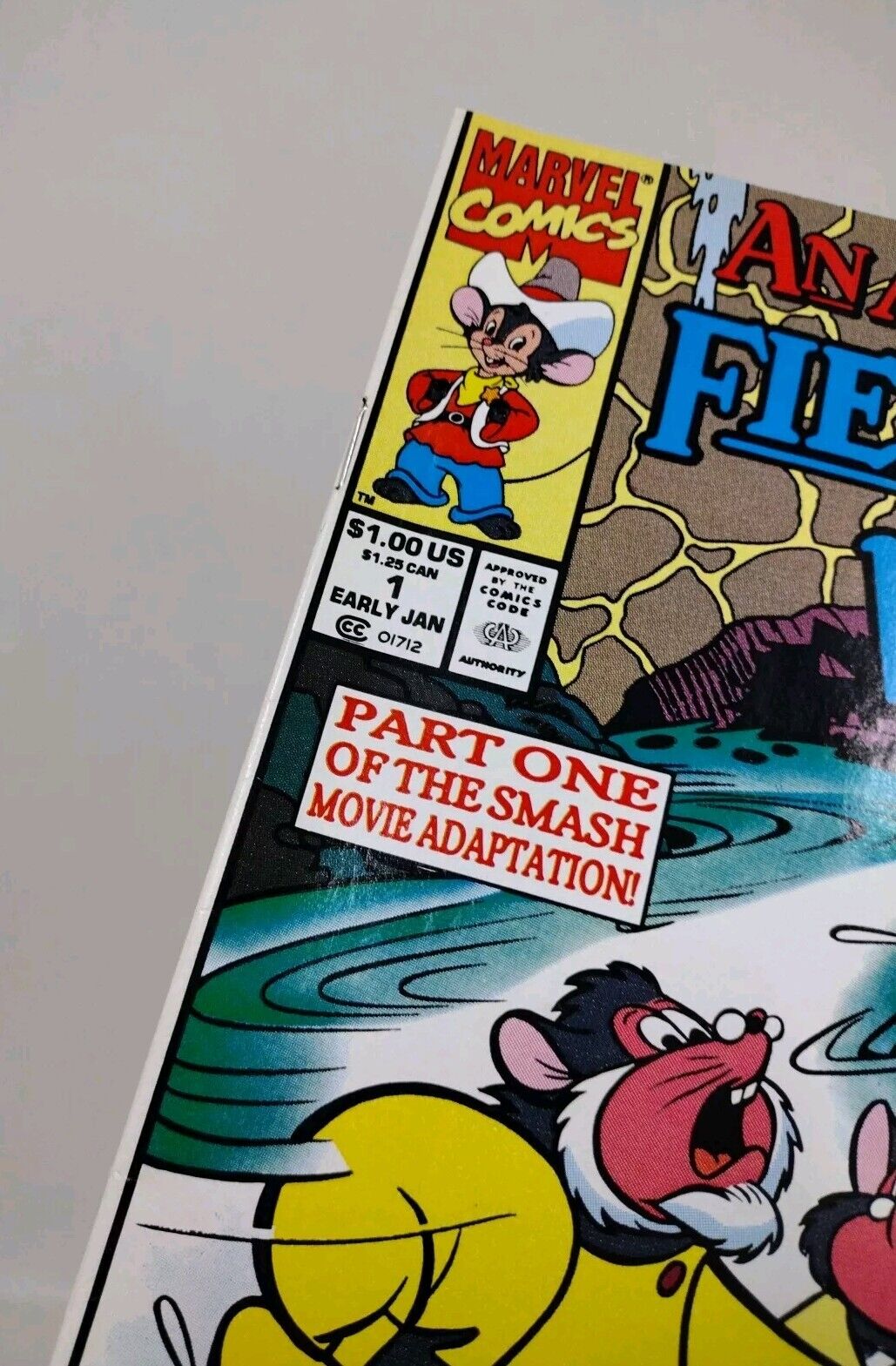 An American Tail Fievel Goes West (1992) Complete Marvel Comic Set #1 2 3 VF