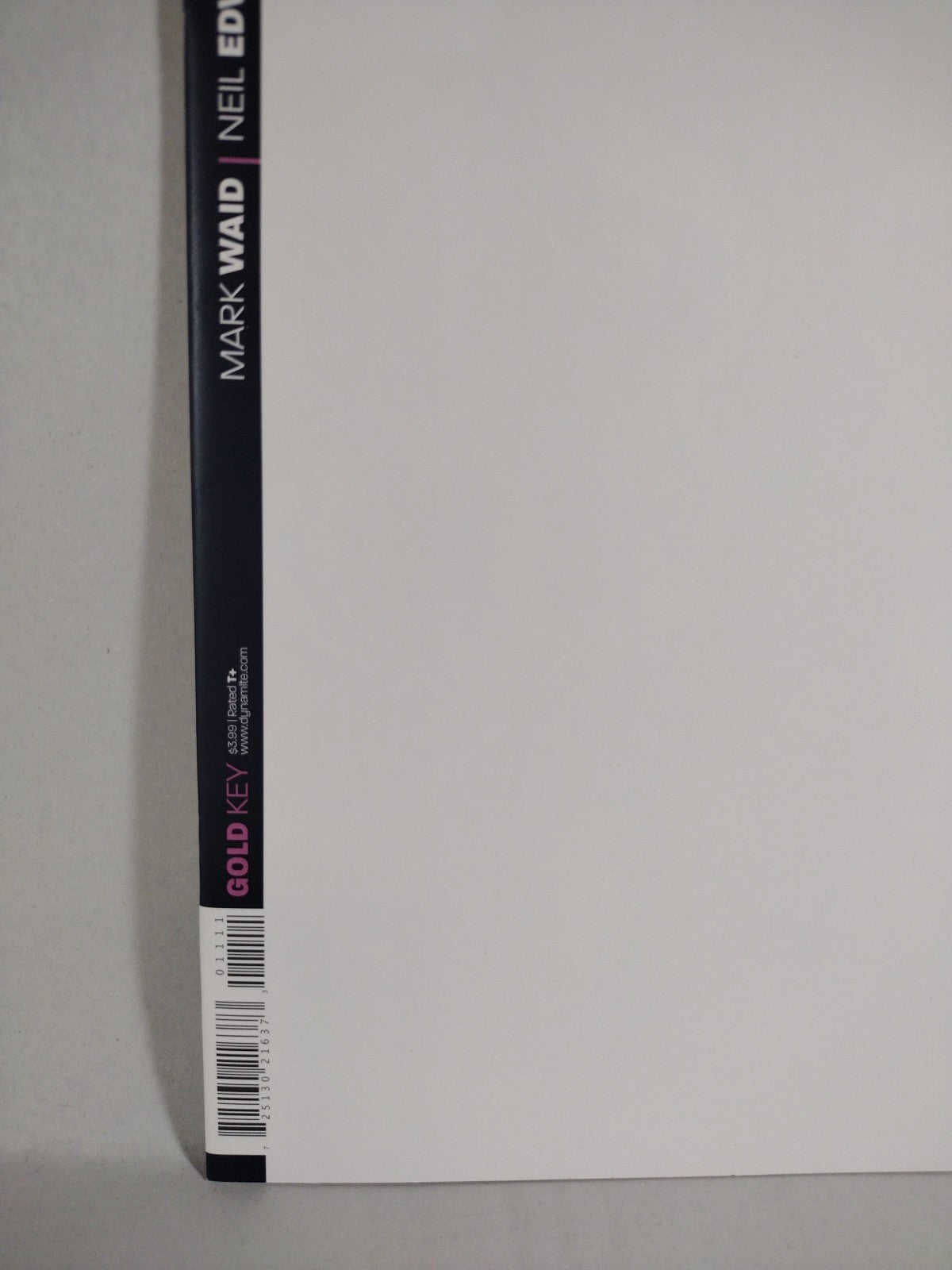 Doctor Spektor #1 (2014) Dynamite Gold Key Comic Blank Sketch Variant New NM