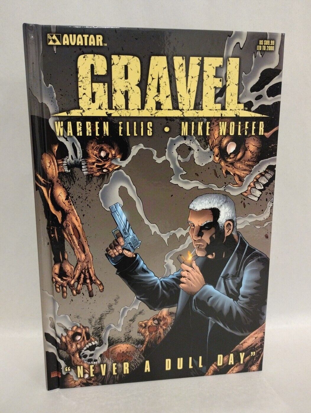 GRAVEL Never A Dull Day (2008) Avatar Omnibus HC 2x Signed Edition Warren Ellis