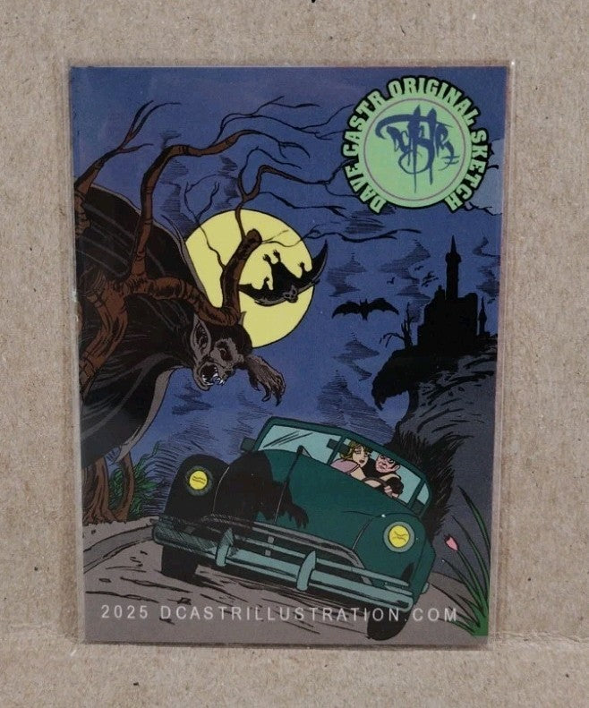 Dave Castr Crusin (2025) OAC Sketch Card W Original Marvel Sleepwalker Art
