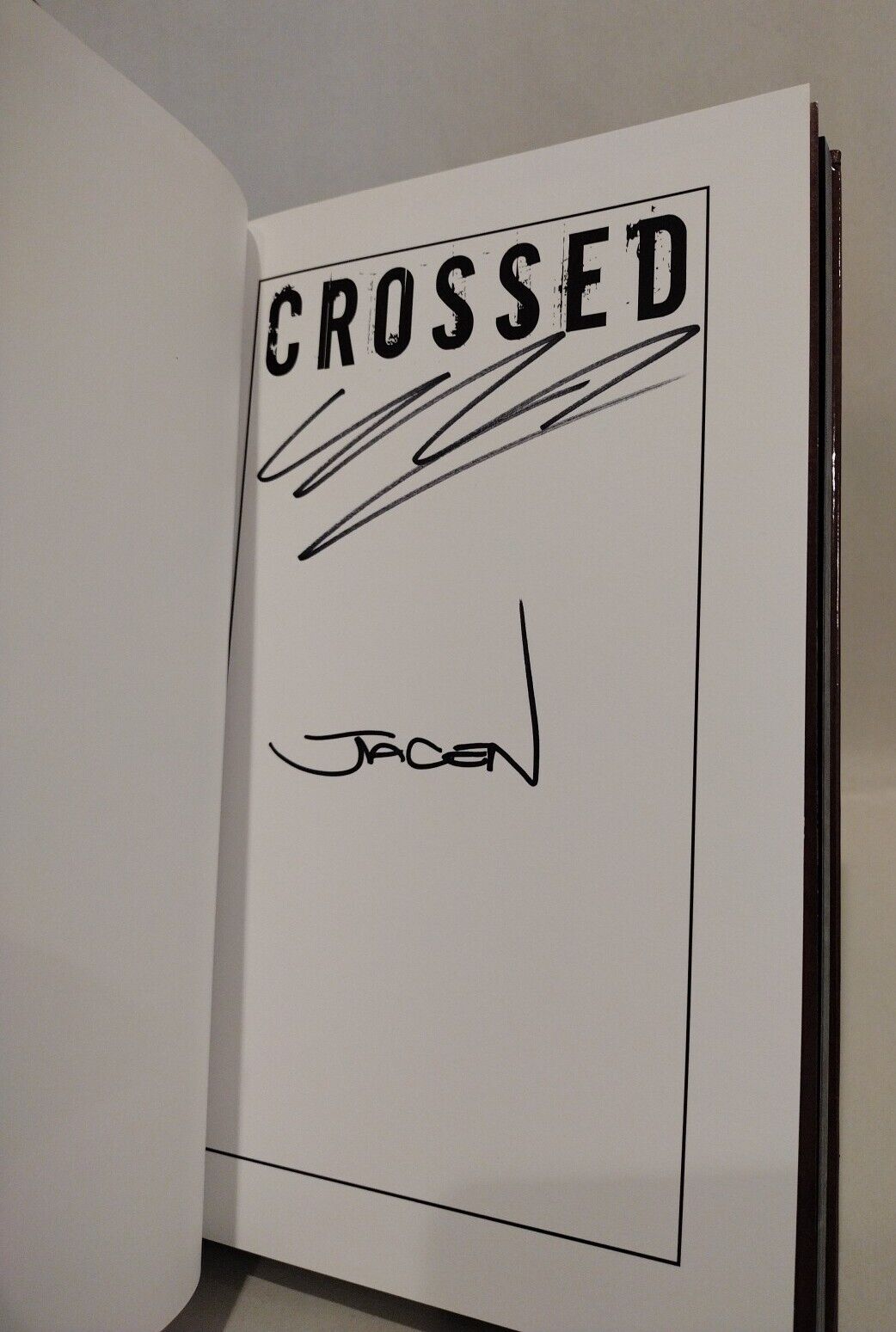 Crossed Vol 1 (2010) Avatar HC Signed Edition Jacen Burrows Garth Ennis New