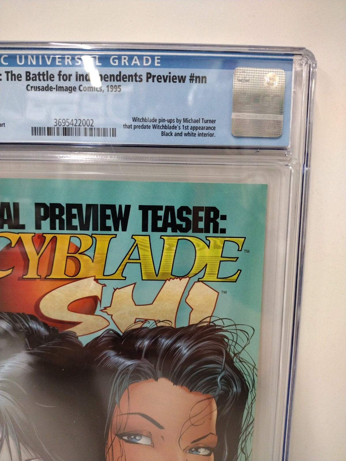 Cyblade/Shi Battle For The Independents Preview CGC 9.6 Witchblade True 1st