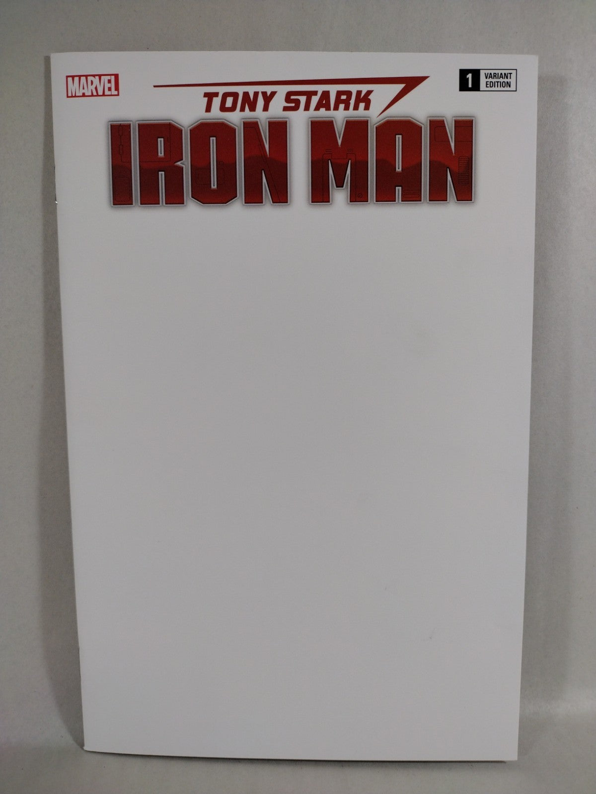 Tony Stark Iron Man #1 (2018) Marvel Comic Blank Sketch Variant Cover Slott NM
