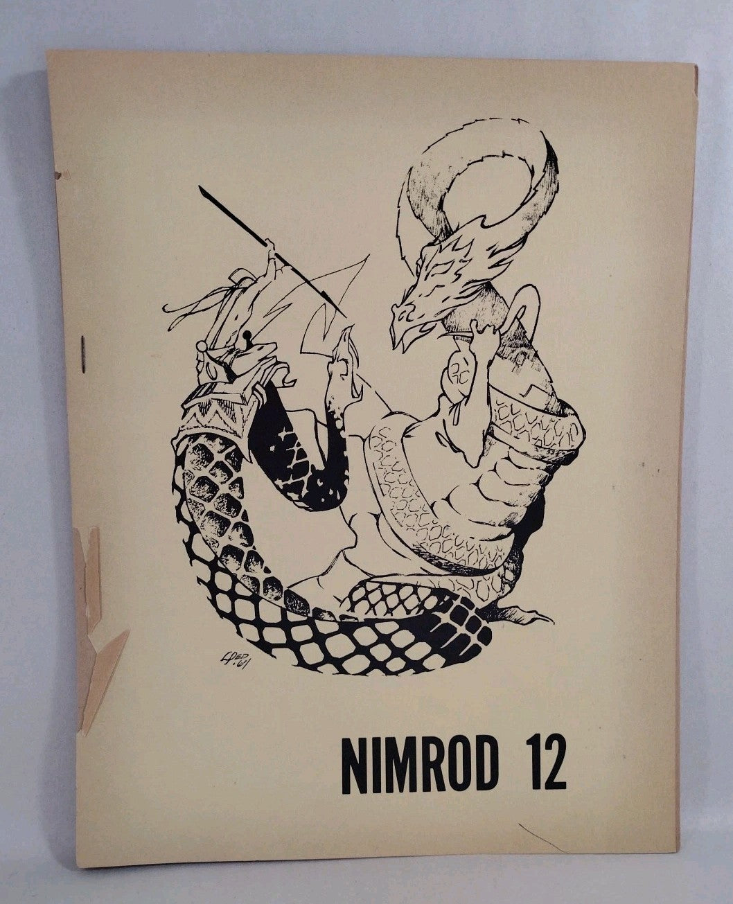 Nimrod #12 (1969) Blackjack Press California Fanzine DEA Lynn Pederson Cover Art