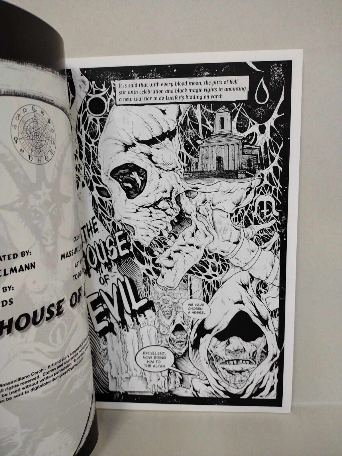 House Of Evil #1 (2016) Movie Adaptation Michael Boeckelmann Cerchi Comic VF