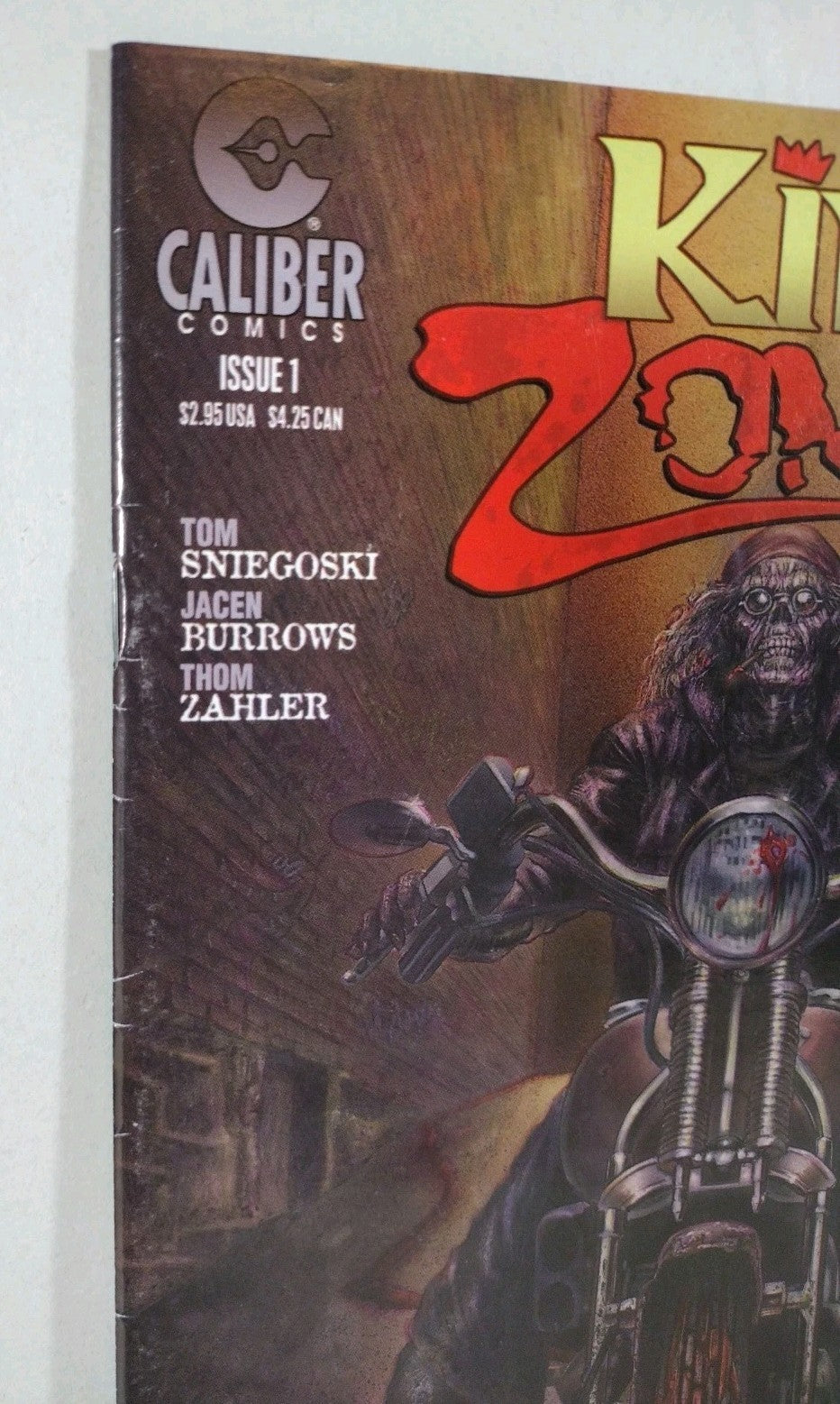 Zombie King #1 2 (1998) Caliber Comic Tom Sneigoski Jacen Burrows VF