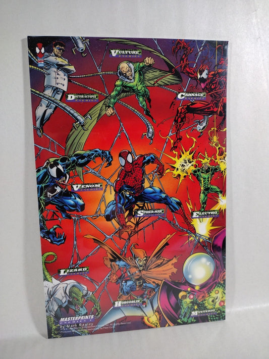 Marvel Master Prints (1994) Complete Fleer Uncut 9 Card Set Mark Bagley Sealed