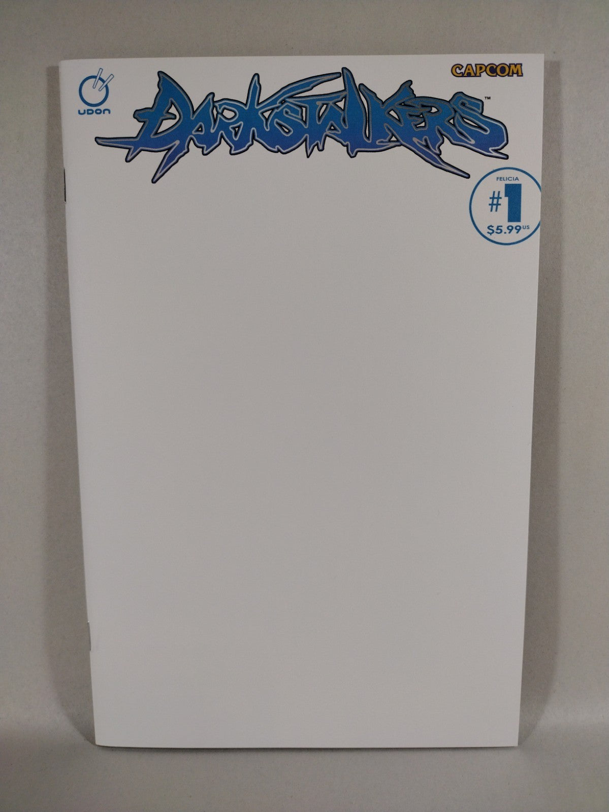 Darkstalkers Felicia #1 (2023) Udon Capcom Blank Sketch Cover New NM