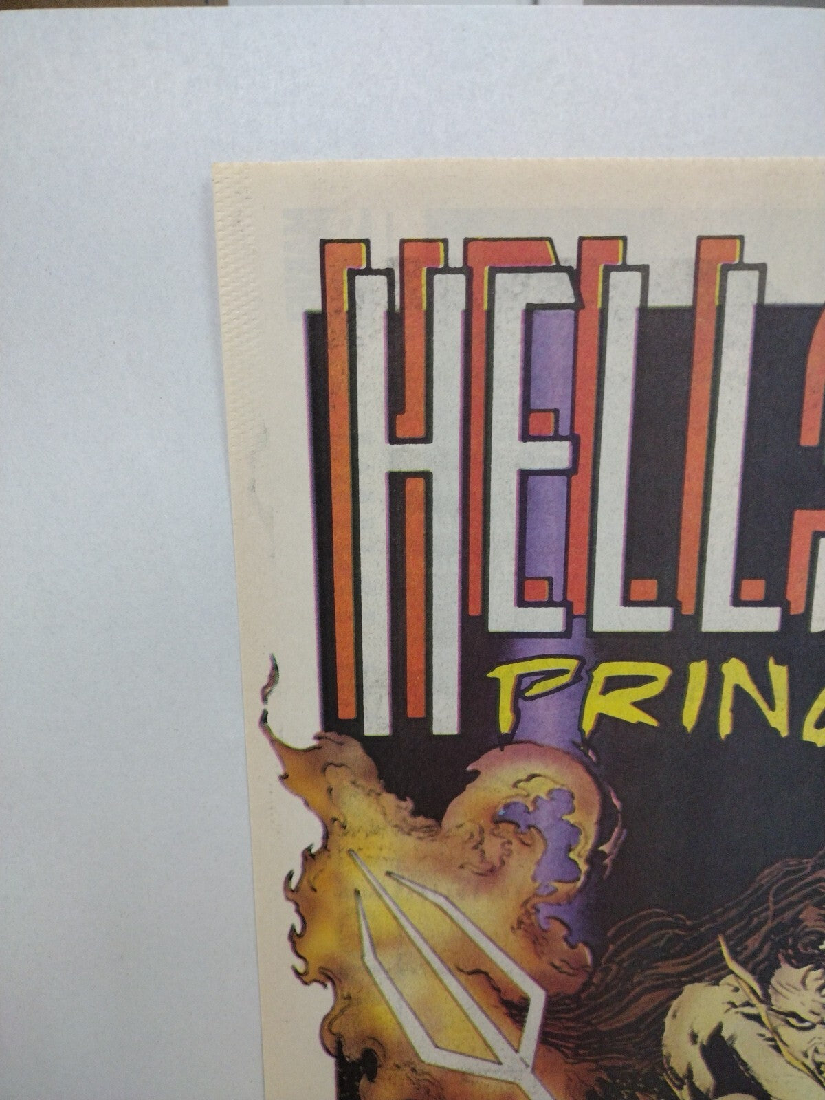 Hellstorm Prince Of Lies (1993) CSN 23 X 15" Newsprint Poster Ad Ships Rolled 