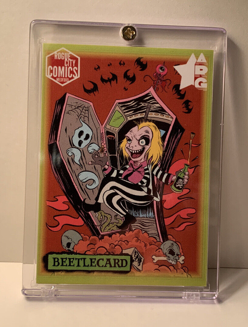 Beetlejuice Card ARG Rogue City Comics Medford Exclusive Trading Card Signed #