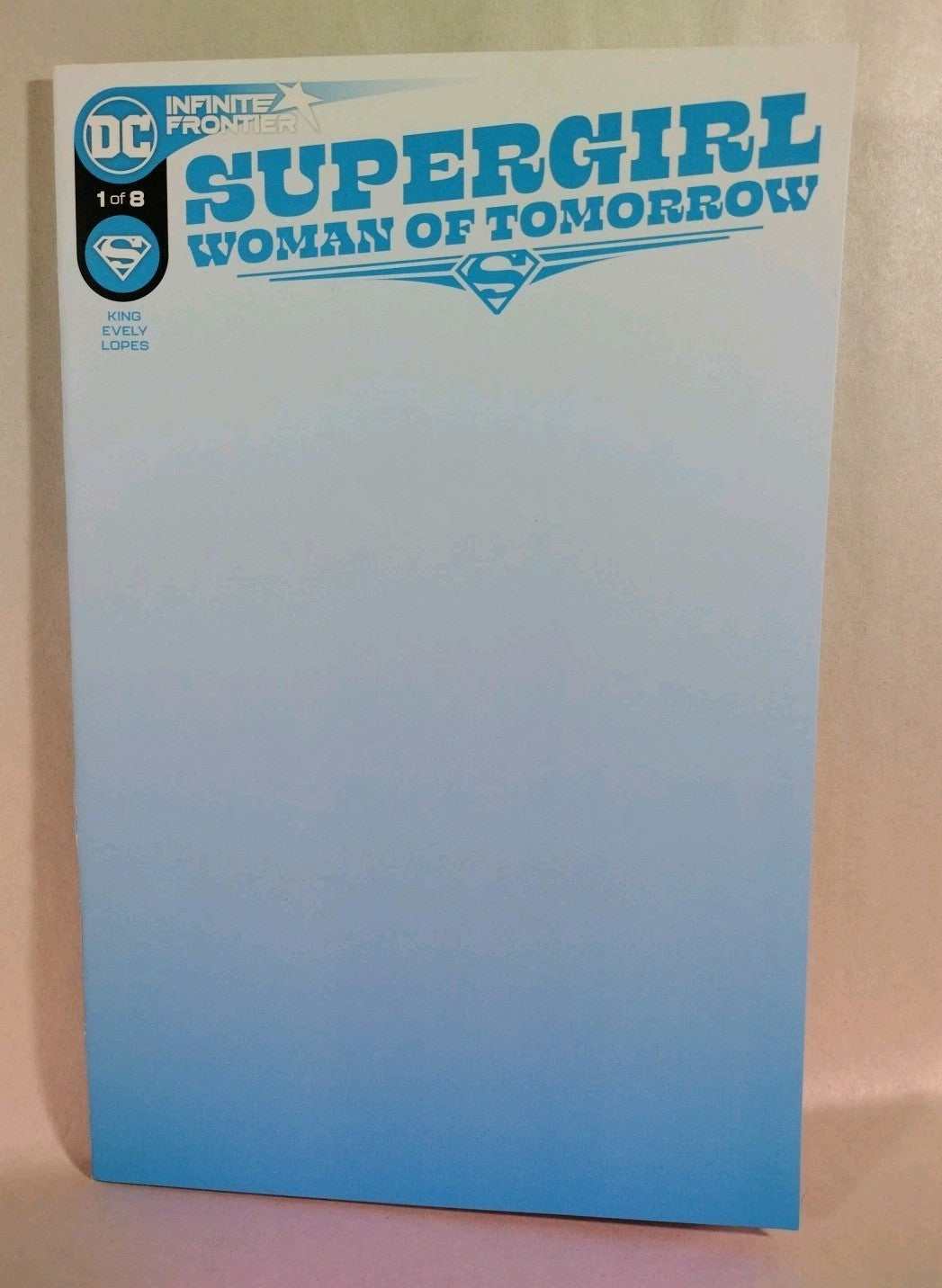 Supergirl Woman of Tomorrow #1 (2021) DC Comic Blank Variant Cover C NM