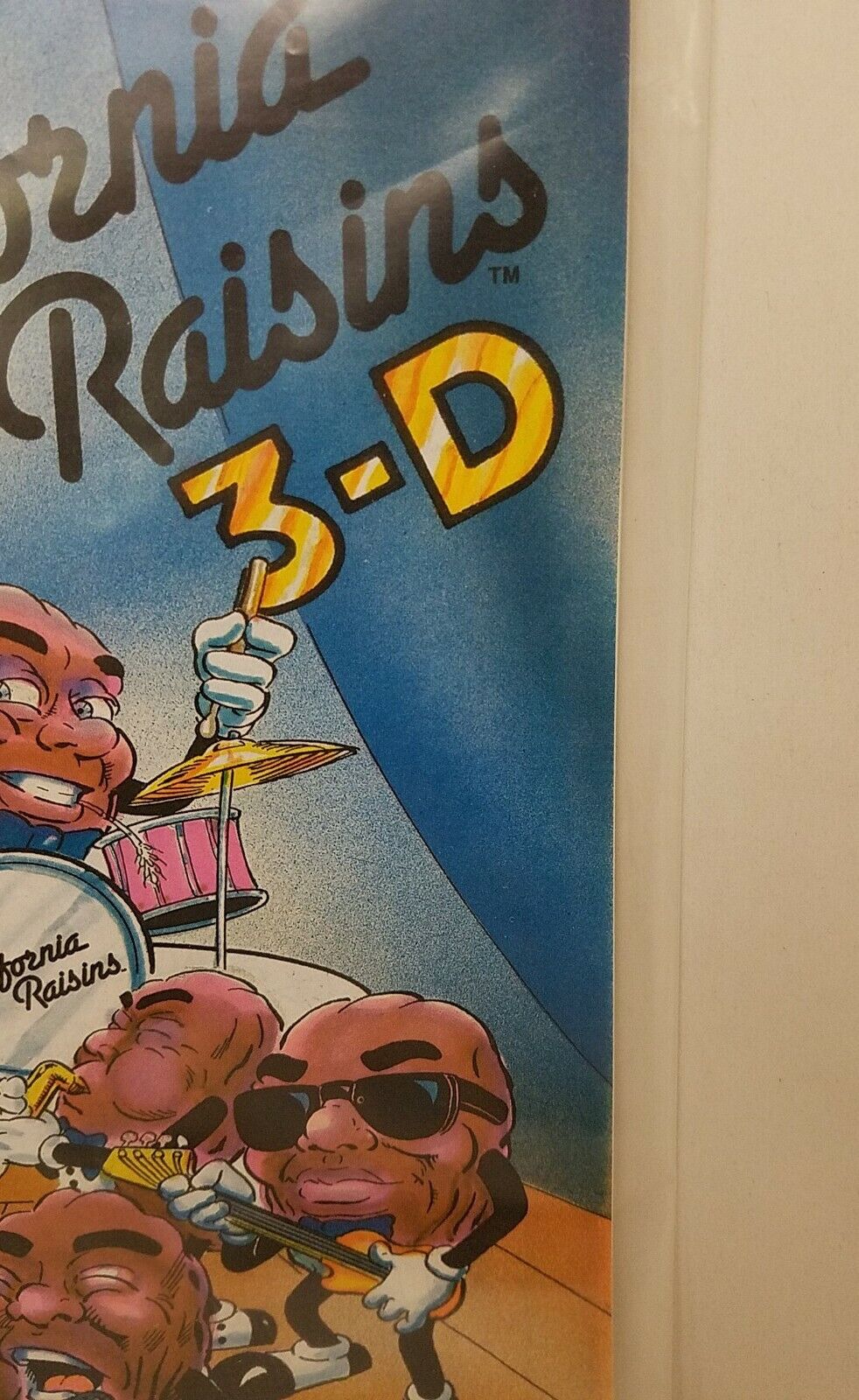 California Rasins 3-D #1 (1987) Comic Sealed W Glasses Blackthorne