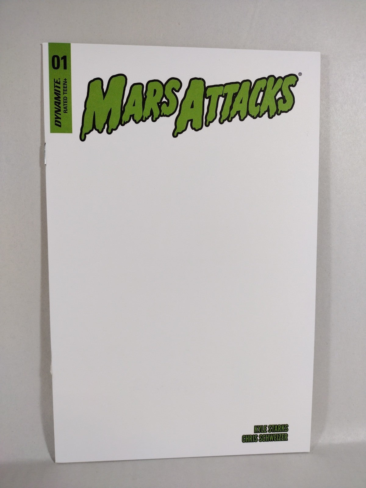 Mars Attacks #1 (2016) Dynamite Comic Blank Sketch Variant Cover NM
