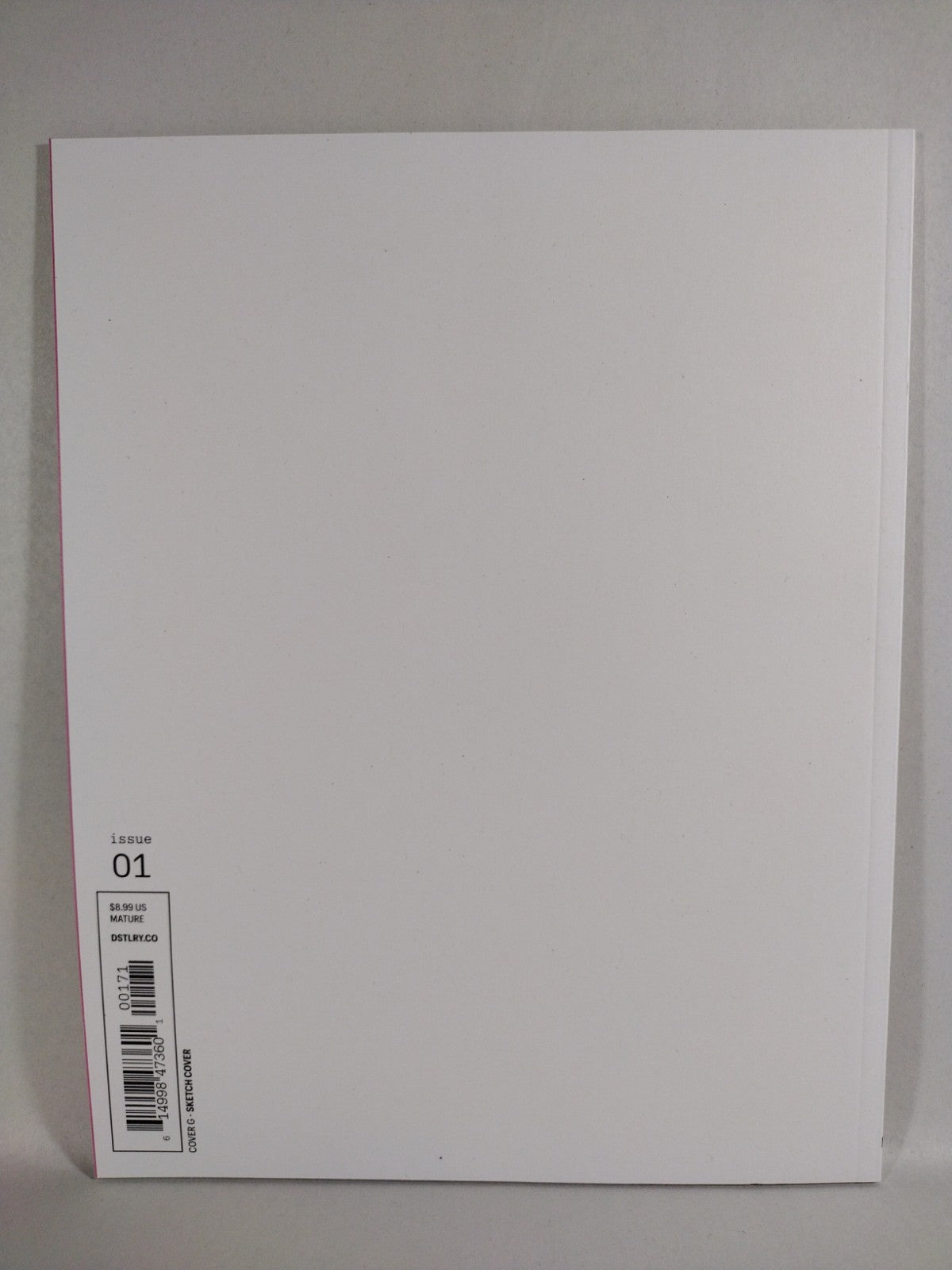 Warm Fusion #1 (2024) DSTLRY Alberto Ponticelli Blank Sketch Variant Cvr New NM