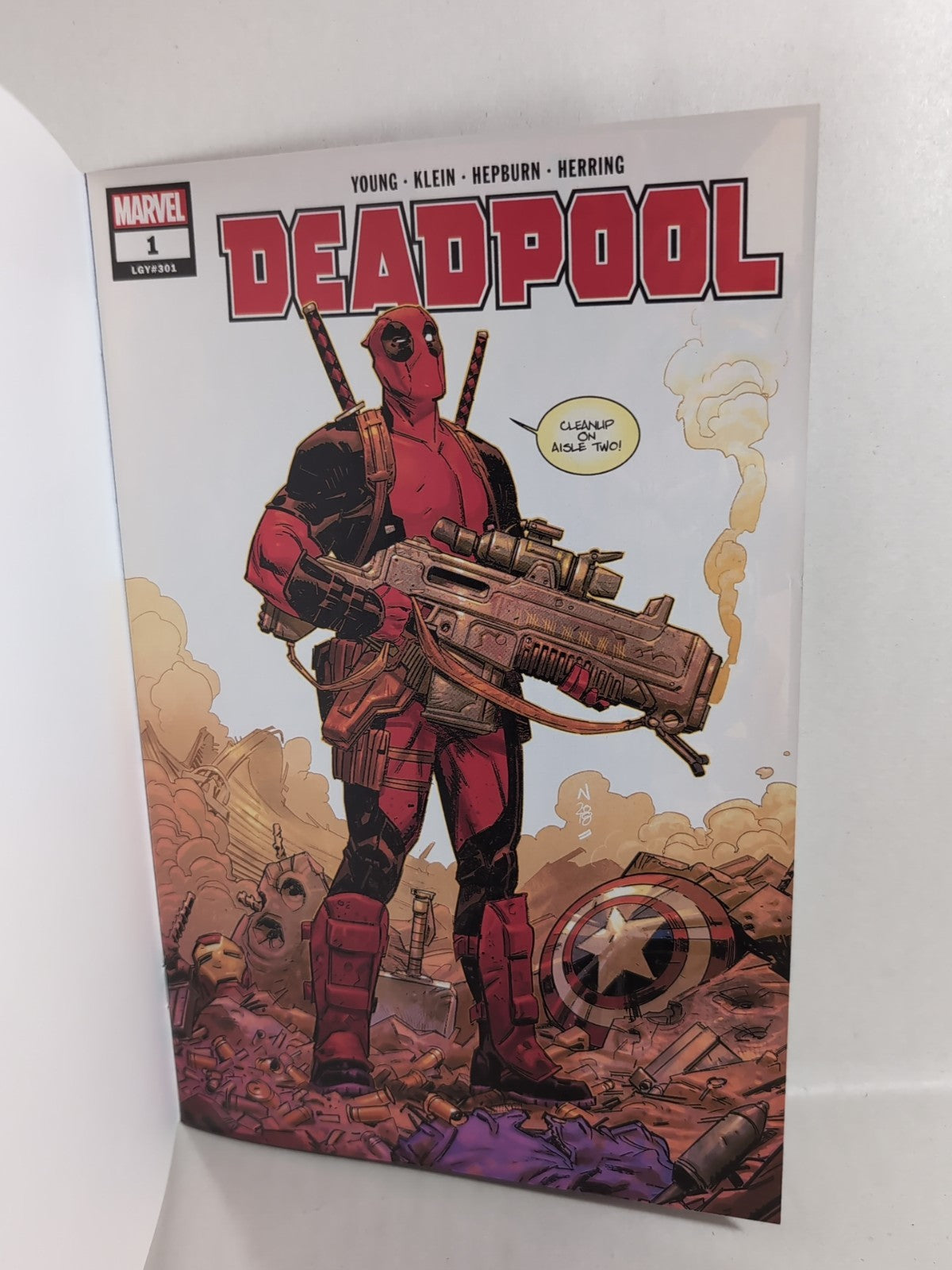 Deadpool #1 (2018) Marvel Comic Skottie Young Blank Sketch Cover Variant NM