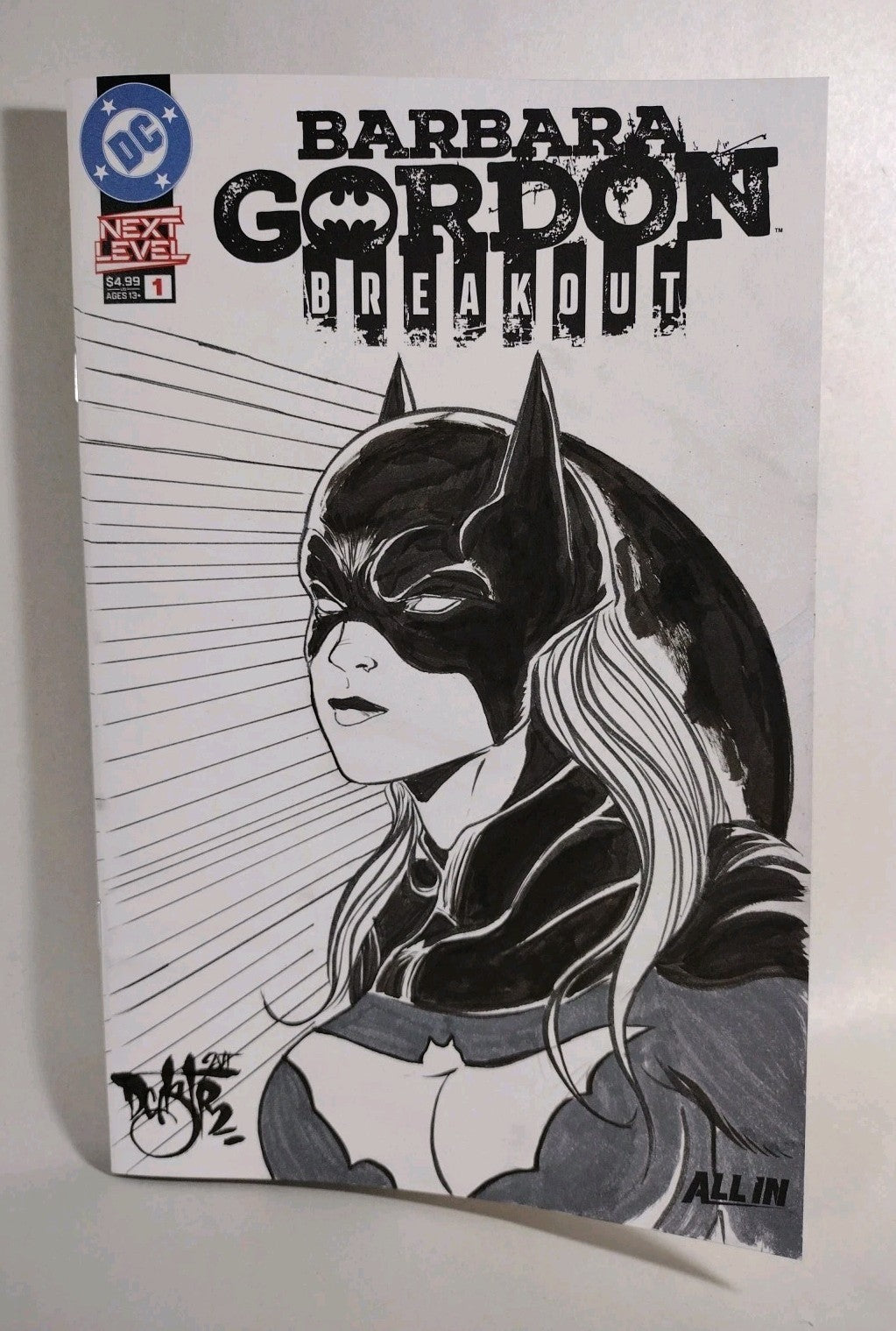 Barbara Gordon Breakout #1 DC Comic 2026 Sketch Cover Var W Original DCastr Art