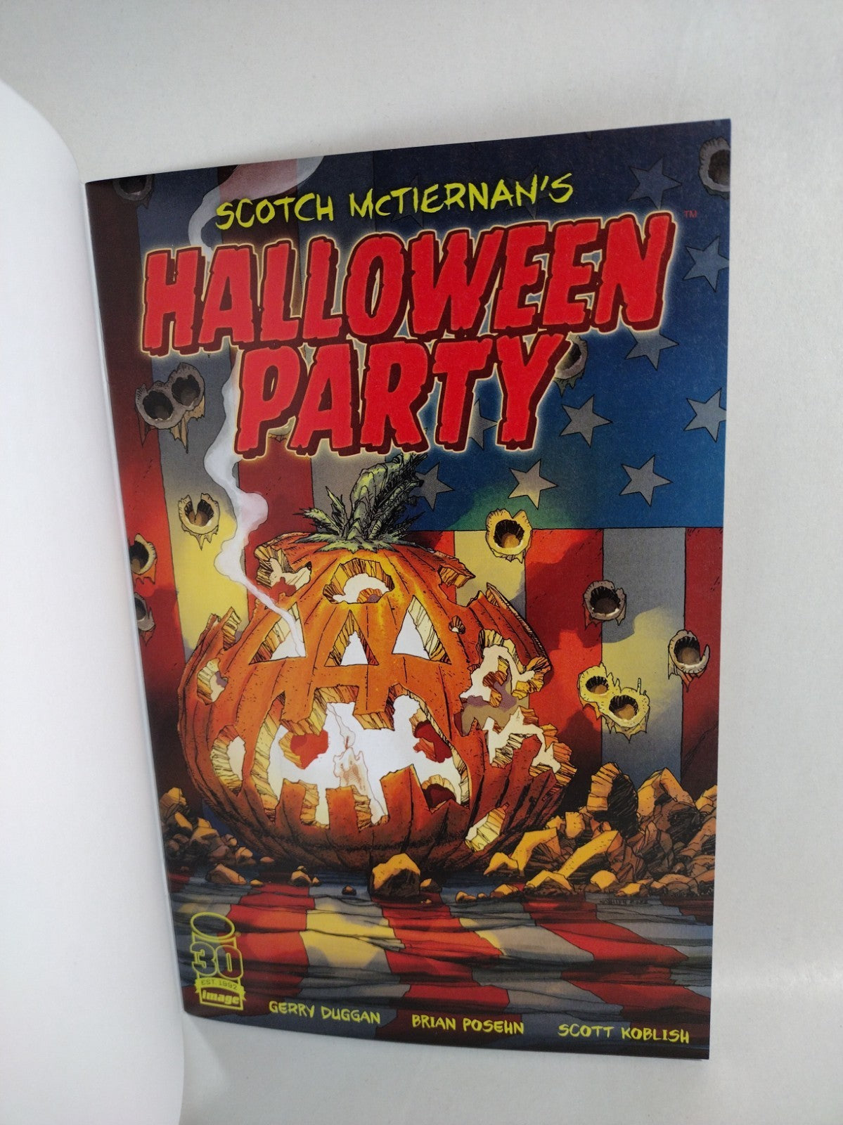 Scotch Mctiernan's Halloween Party #1 (2022) Image Comic Orange Blank Cover NM